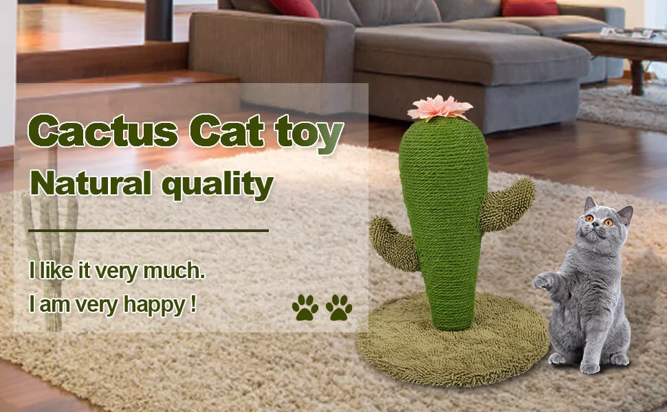 Sisal Cactus Cat Scratcher