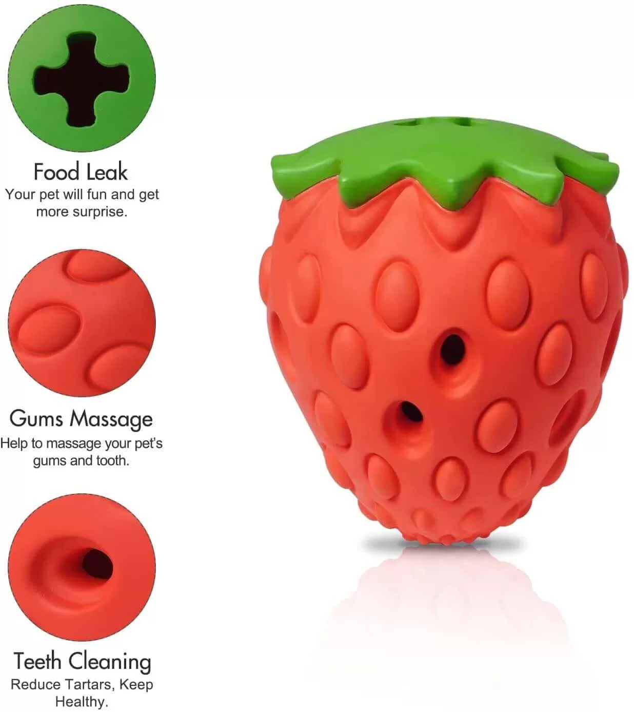 Askhald Strawberry Dog Toys, Dog Chew Toys for Aggressive chewers,  Indestructible Dog Toys for Boredom, Dog Toys for Aggressive Chewers, Interactive  Dog Toys for Small Medium Large Dogs (Strawberry) – Training, Health